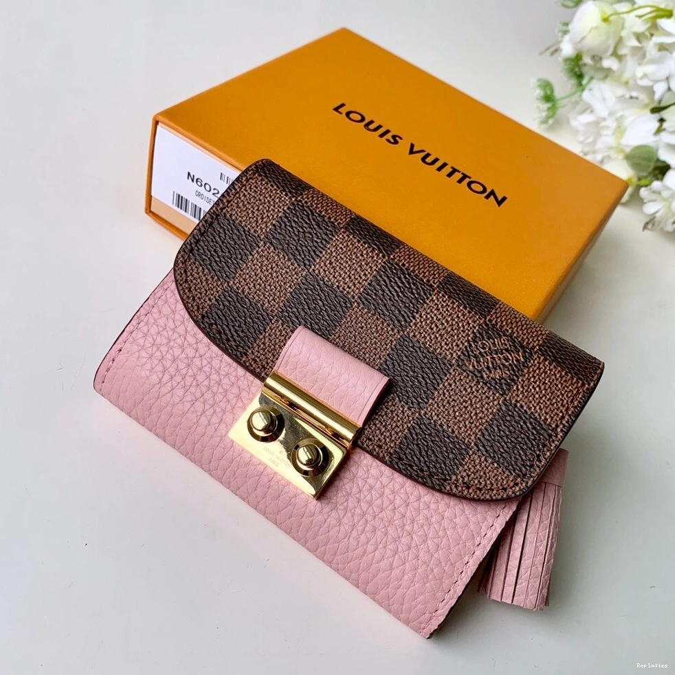 Cheap Vuitton CROISETTE COMPACT Louis WALLET 0807